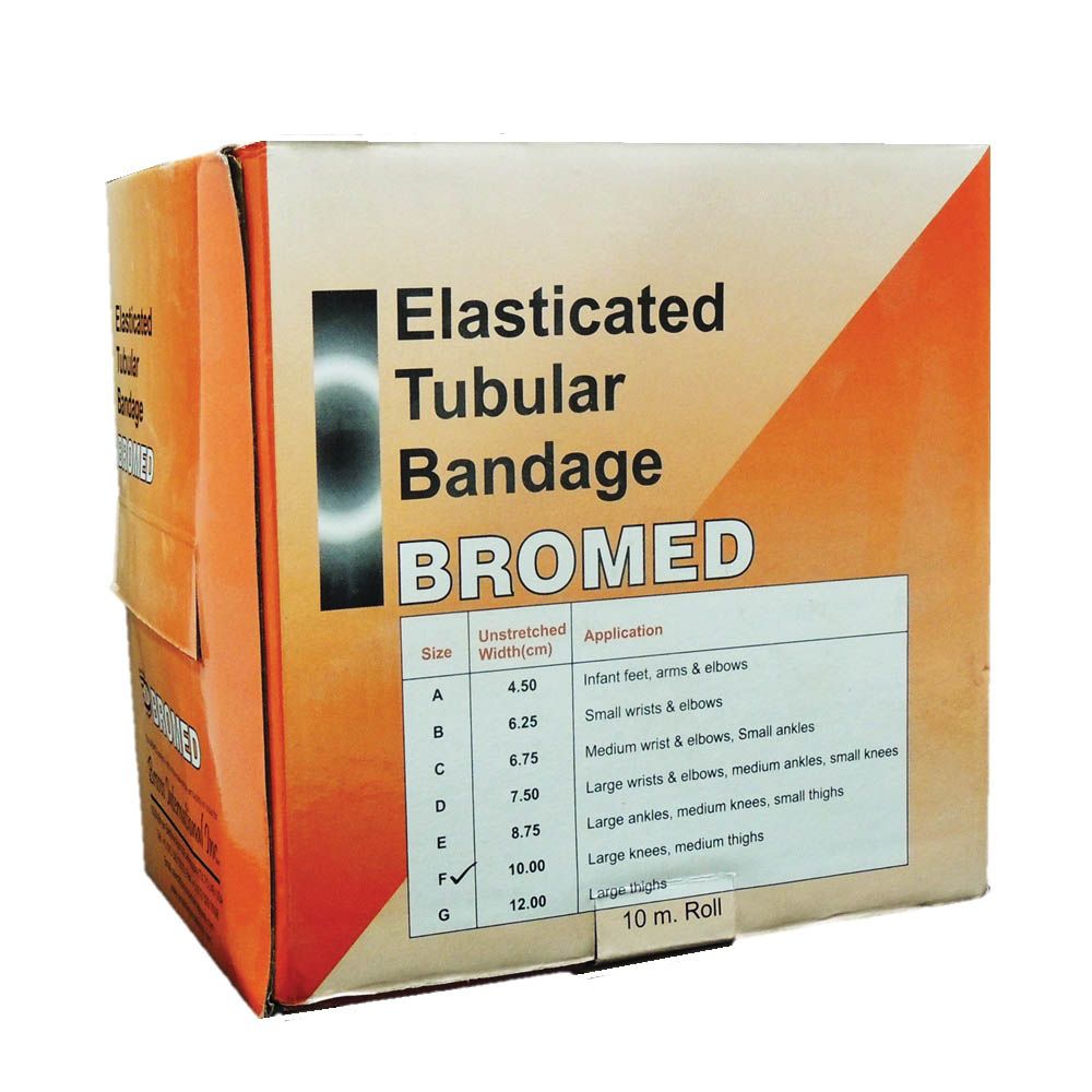 Bromed Elasticated Tubular Bandage F Roll 10 m - Easy Pharmacy LLC