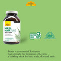 Country Life Maxi-Hair Plus Biotin 5000 mcg – 120 Capsules