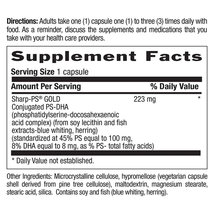Country Life Triple Action Sharp Thought Capsules For Memory & Brain Health, Pack of 30's - Easy Pharmacy LLC