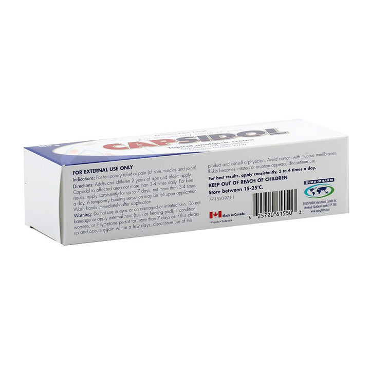 Capsidol Cream 100 g - Easy Pharmacy LLC