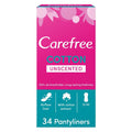 Carefree Breathable Cotton Unscented Panty Liners, Pack of 34's