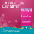 Carefree Cotton Fresh Scent Panty Liners, Pack of 20's