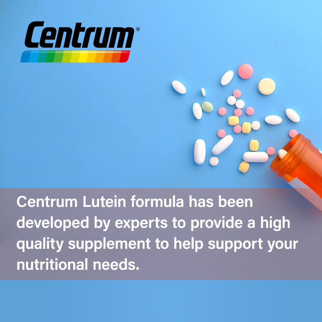 Centrum With Lutein Adult Multivitamin Supplement Tablets, Pack of 30's - Easy Pharmacy LLC