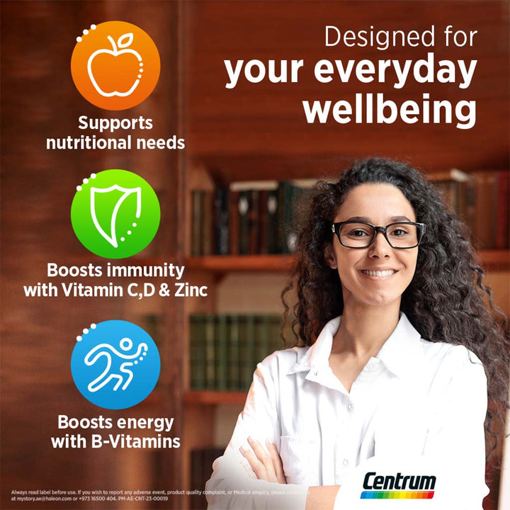 Centrum With Lutein Adult Multivitamin Supplement Tablets, Pack of 30's - Easy Pharmacy LLC