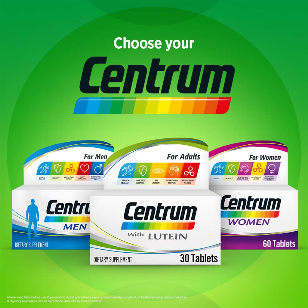 Centrum With Lutein Adult Multivitamin Supplement Tablets, Pack of 30's - Easy Pharmacy LLC