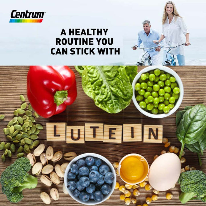 Centrum Silver With Lutein 50+ Adult Multivitamin Supplement Tablets, Pack of 30's - Easy Pharmacy LLC