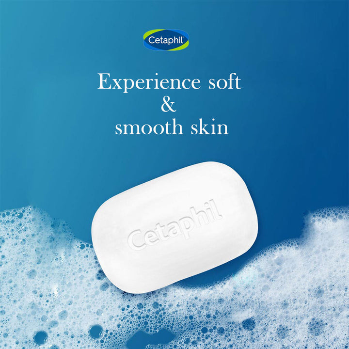 Cetaphil Antibacterial Daily Face & Body Gentle Cleansing Bar For Men & Women With Dry and Sensitive Skin, Unscented, 127g - Easy Pharmacy LLC