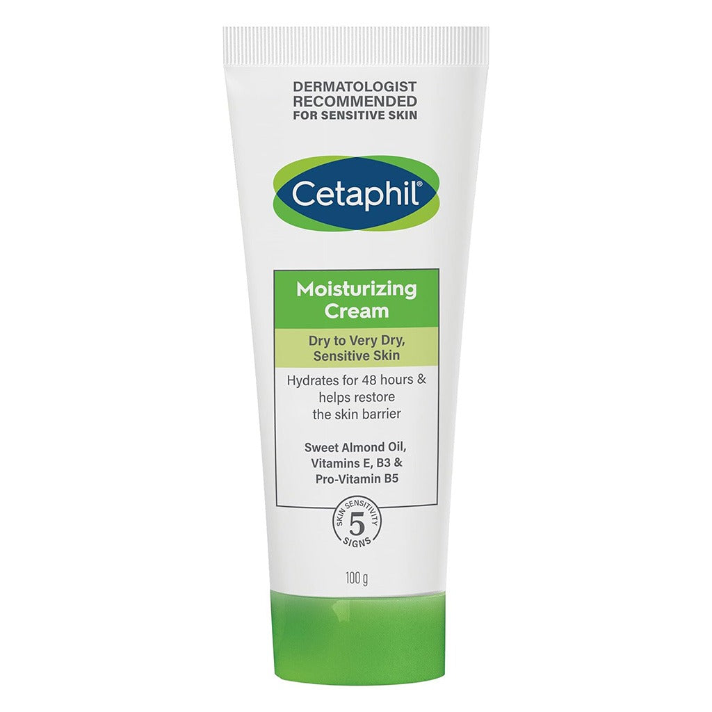 Cetaphil Moisturizing Cream, Face & Body Moisturizer For Men & Women With Dry to Very Dry Sensitive Skin, Unscented, 100g - Easy Pharmacy LLC