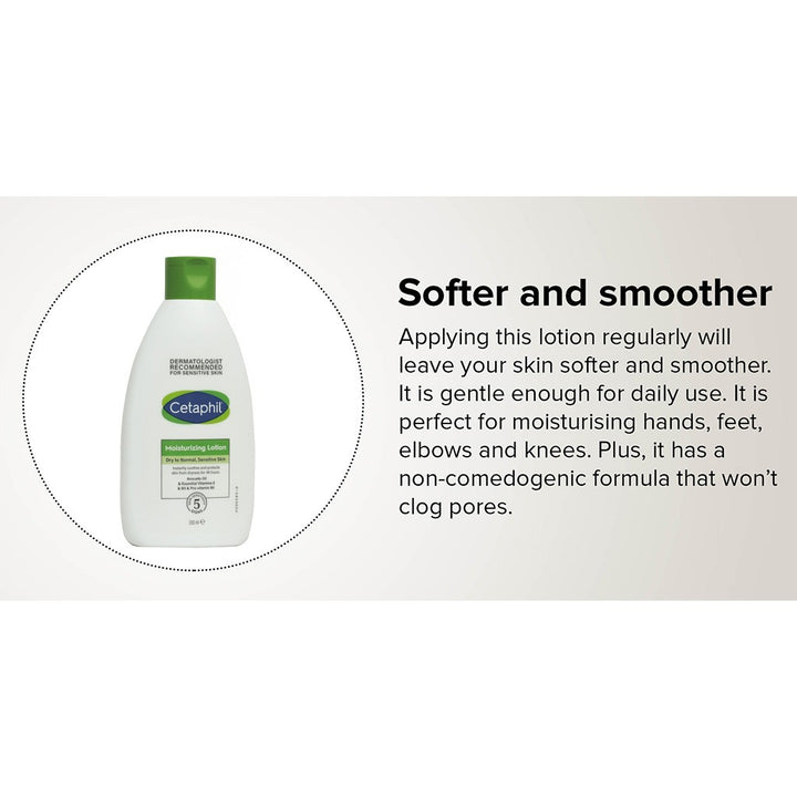 Cetaphil Moisturizing Lotion, Face & Body Moisturizer For Men & Women With Dry to Normal and Sensitive Skin, Unscented, 200ml - Easy Pharmacy LLC