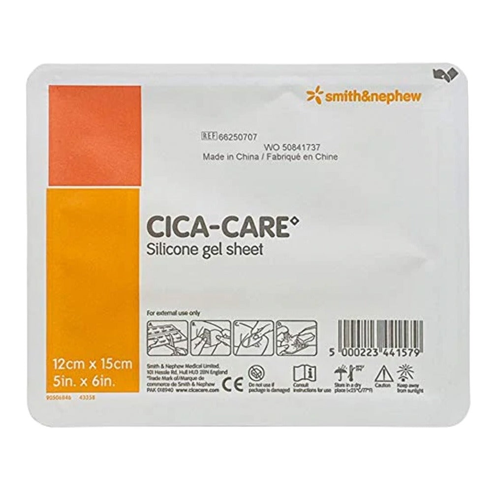 Cica Care Self-Adhesive Silicone Gel Sheet 12 cm x 15 cm - Easy Pharmacy LLC