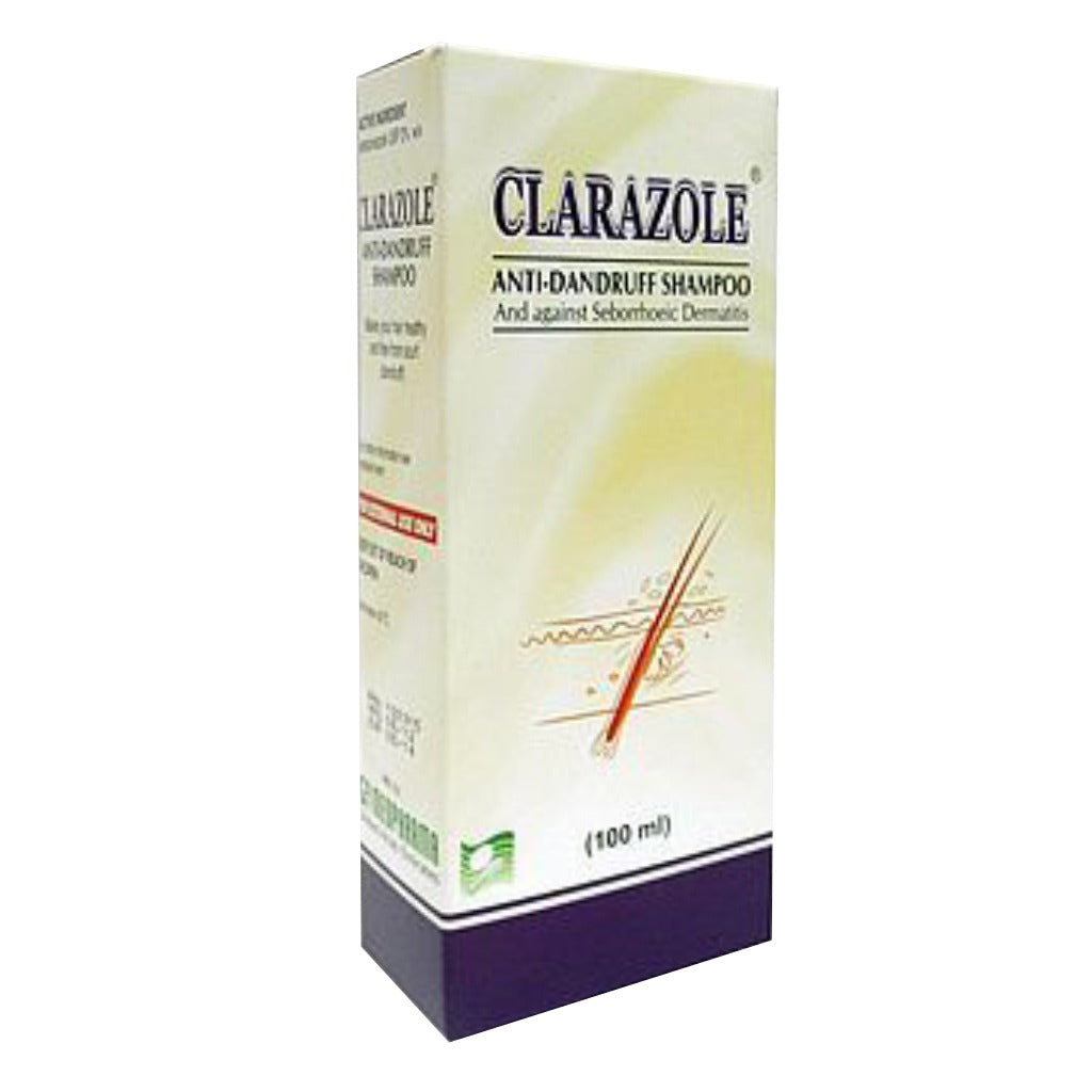 Clarazole 2% Anti-Fungal Anti-Dandruff Shampoo 100 mL - Easy Pharmacy LLC