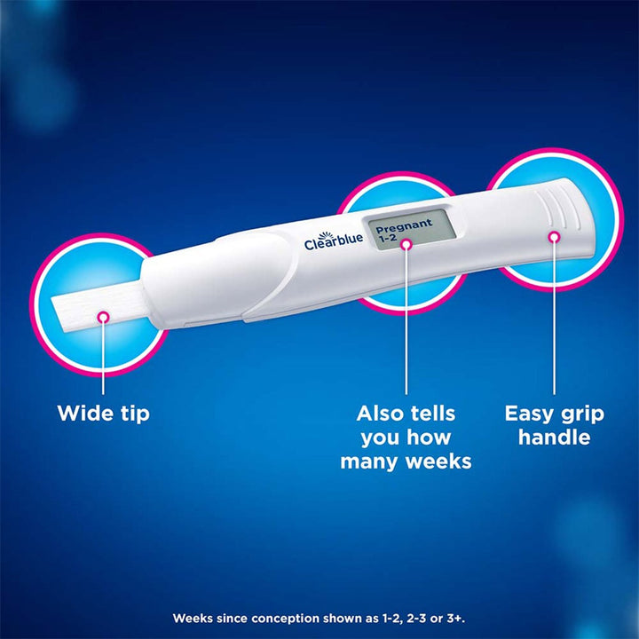 Clear Blue Digital Pregnancy Test Kit With Conception Indicator - Easy Pharmacy LLC
