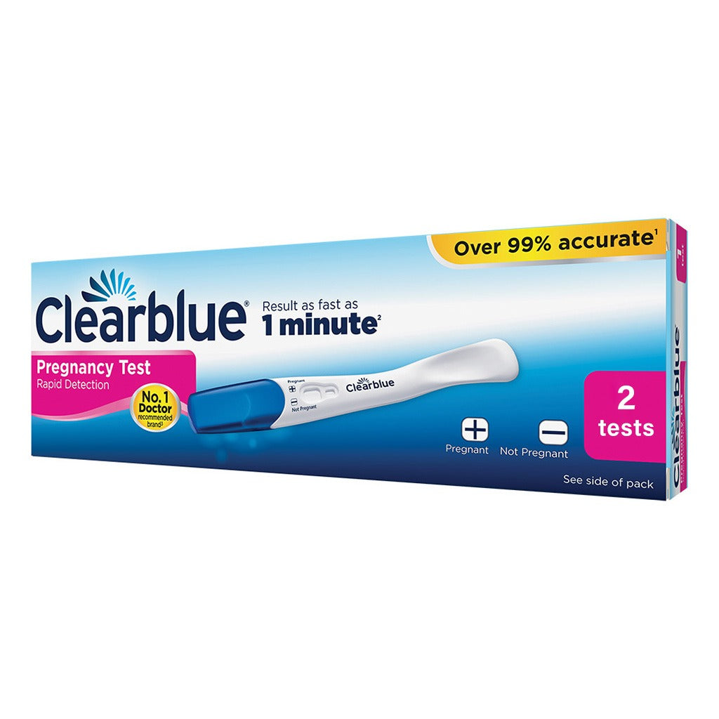 Clear Blue Plus Rapid Detection Pregnancy Tests Kit, Pack of 2's - Easy Pharmacy LLC