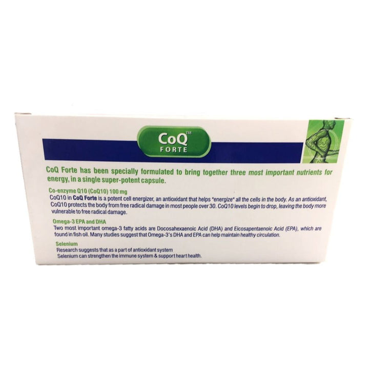 Prescriptives CoQ Forte Capsules 30's - Easy Pharmacy LLC