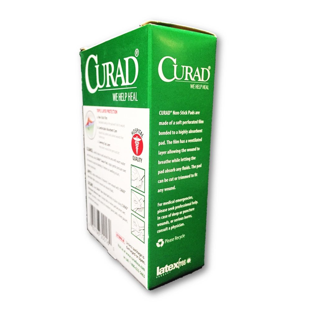 Curad Non Stick Sterile Pads 2 x 3 inch 10's - Easy Pharmacy LLC