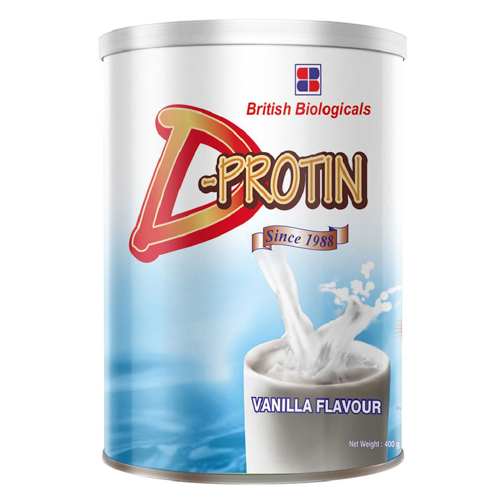 D-Protin Vanilla Powder 400 g - Easy Pharmacy LLC