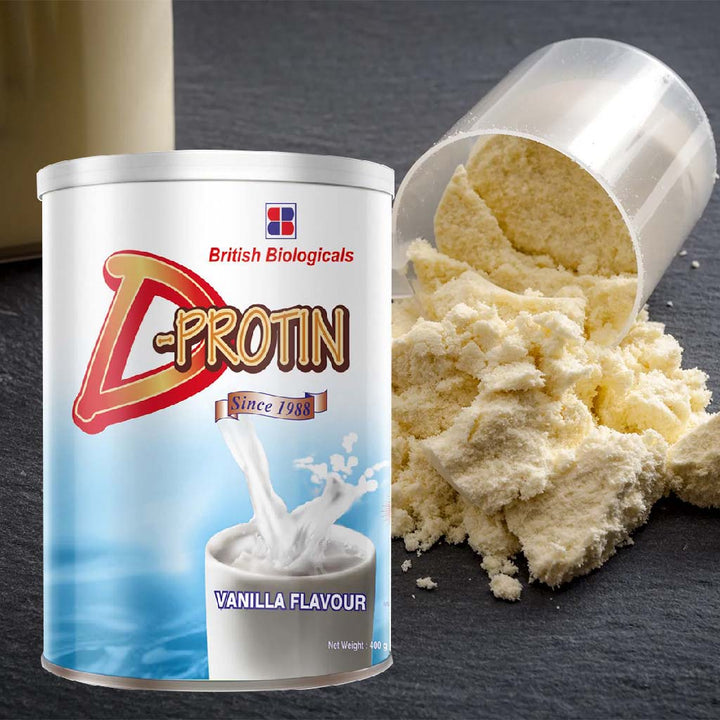 D-Protin Vanilla Powder 400 g - Easy Pharmacy LLC