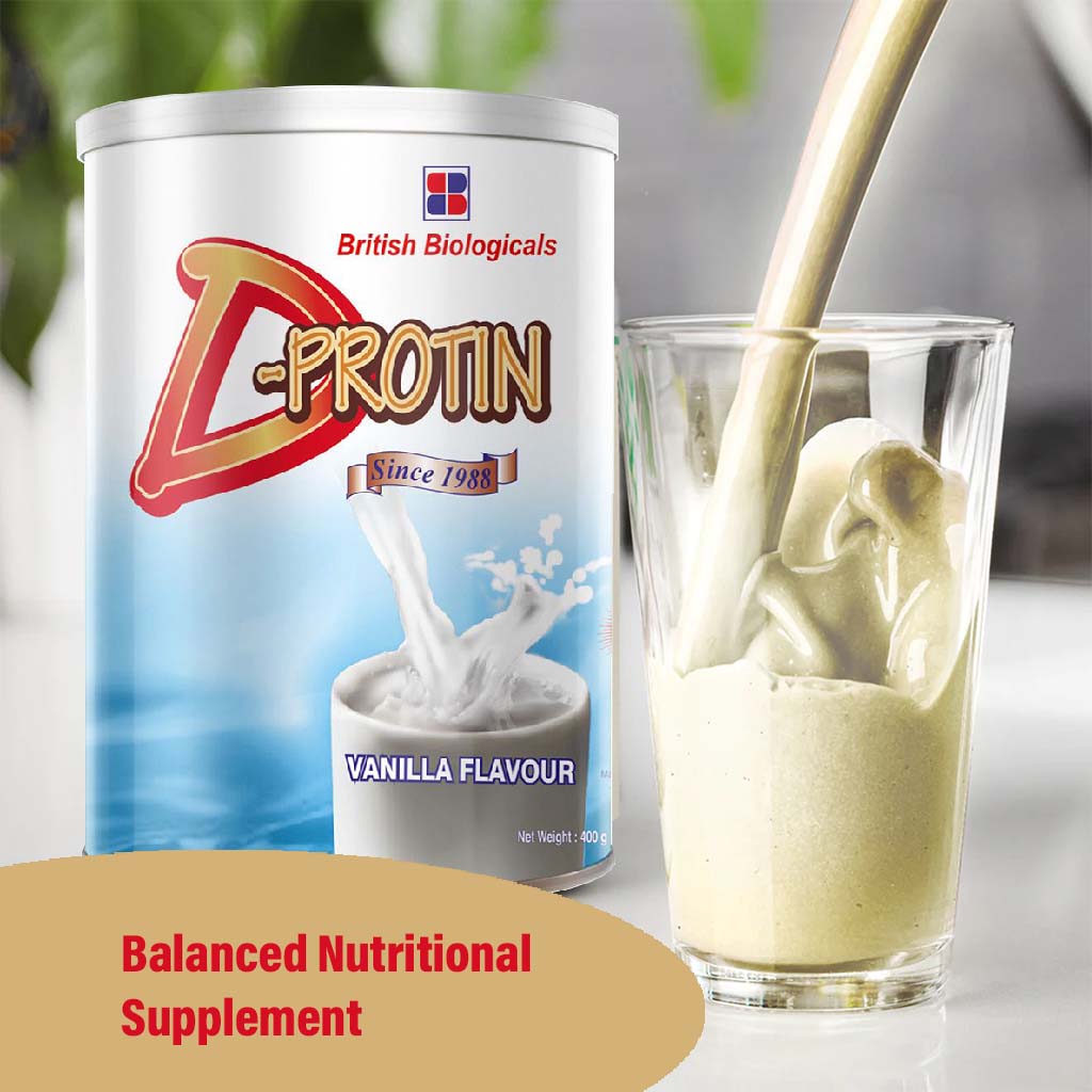 D-Protin Vanilla Powder 400 g - Easy Pharmacy LLC
