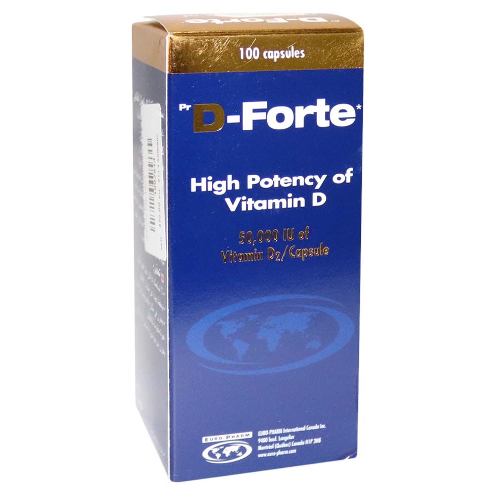 D-Forte Capsules 100's - Easy Pharmacy LLC