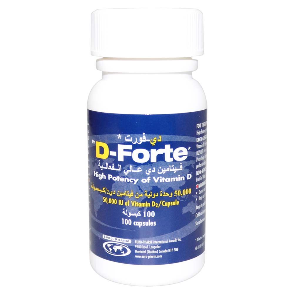 D-Forte Capsules 100's - Easy Pharmacy LLC