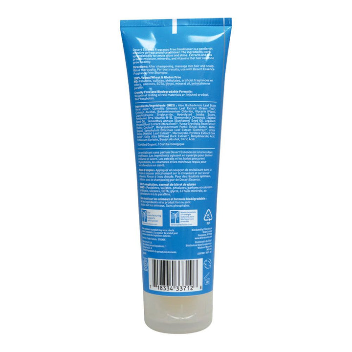 Desert Essence Fragrance Free Conditioner 8 fl oz, 237 mL - Easy Pharmacy LLC