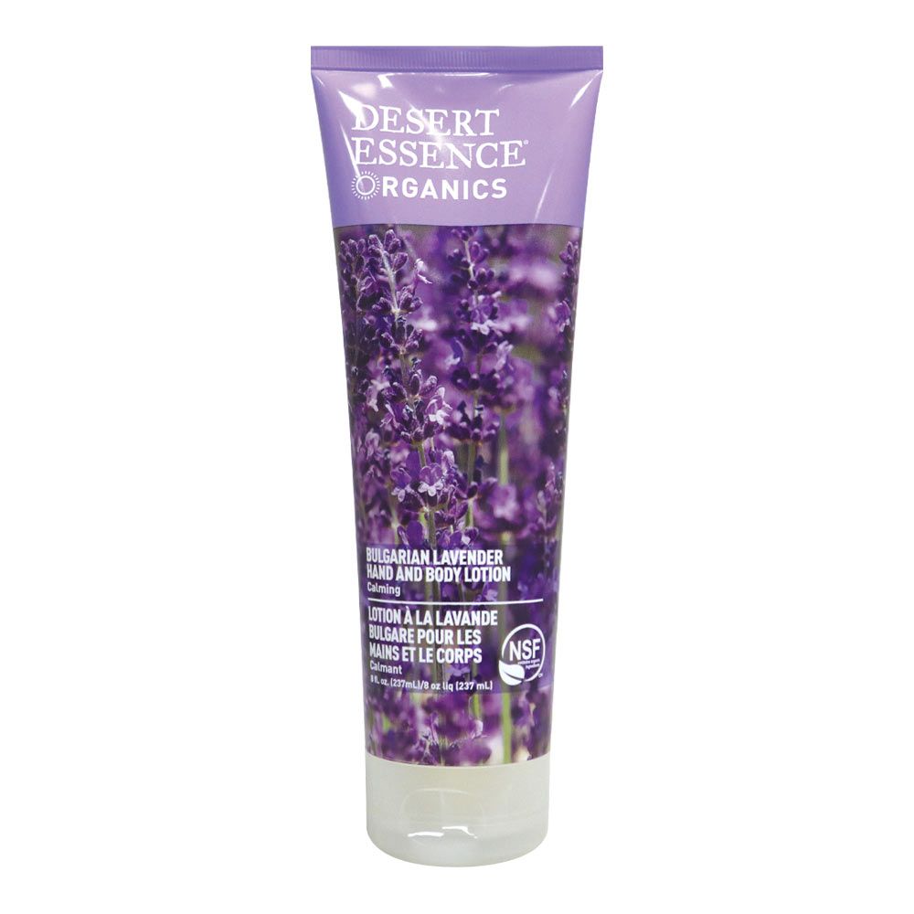 Desert Essence Organics Bulgarian Lavender Hand and Body Lotion 8 fl oz, 237 mL - Easy Pharmacy LLC