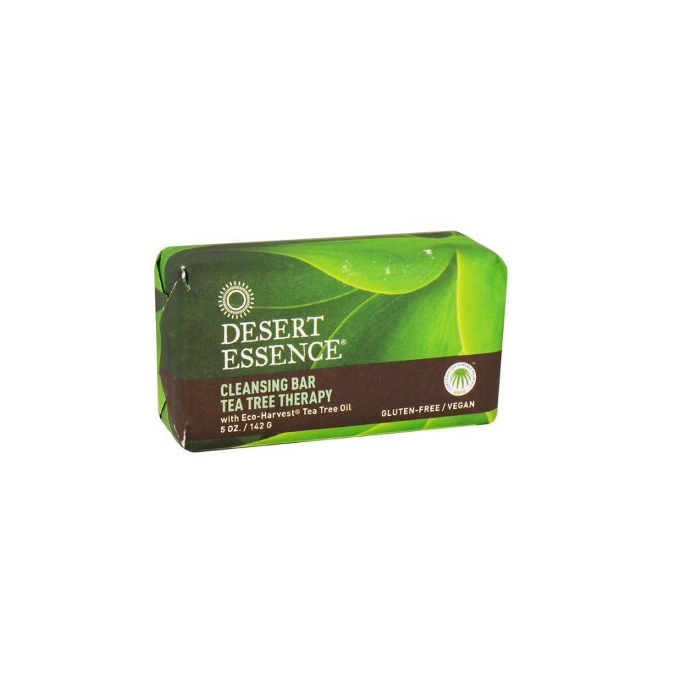 Desert Essence Tea Tree Therapy Cleansing Bar 5 oz, 142 g - Easy Pharmacy LLC