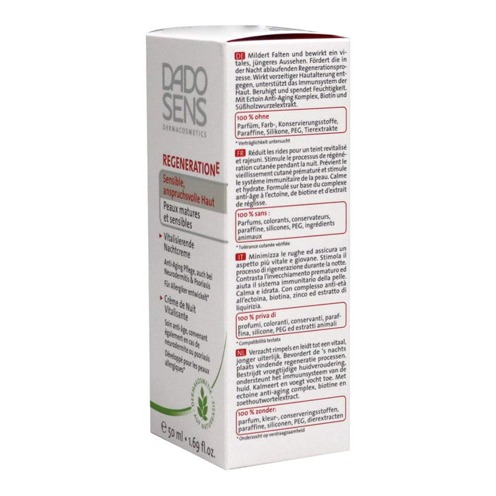 Dadosens Regeneration Energizing Night Cream 1.69 fl oz, 50 mL - Easy Pharmacy LLC