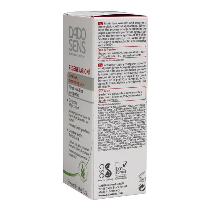 Dadosens Regeneration Energizing Night Cream 1.69 fl oz, 50 mL - Easy Pharmacy LLC