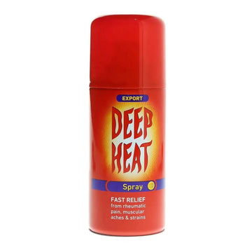 Deep Heat Spray Pain Relief For Muscular Strains And Rheumatic Pain 150 mL
