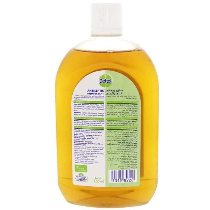 Dettol Antiseptic Disinfectant Liquid 500ml - Easy Pharmacy LLC