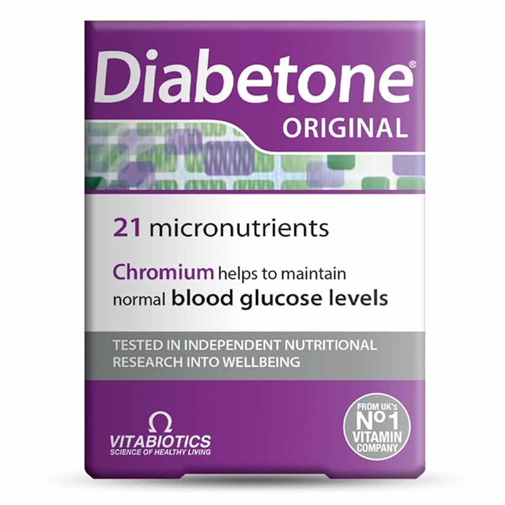 Vitabiotics Diabetone Original Nutritional Supplement Tablets For Diabetes, Pack of 30's - Easy Pharmacy LLC