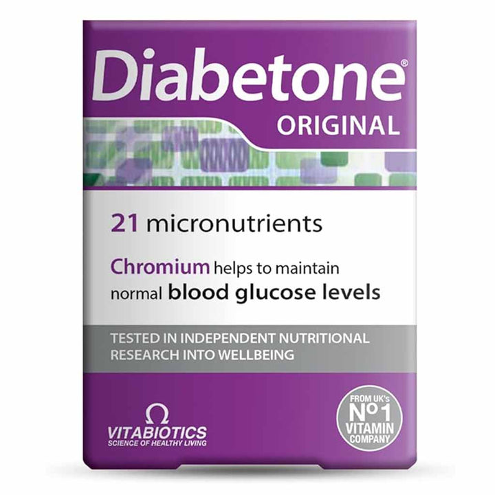 Vitabiotics Diabetone Original Nutritional Supplement Tablets For Diabetes, Pack of 30's - Easy Pharmacy LLC