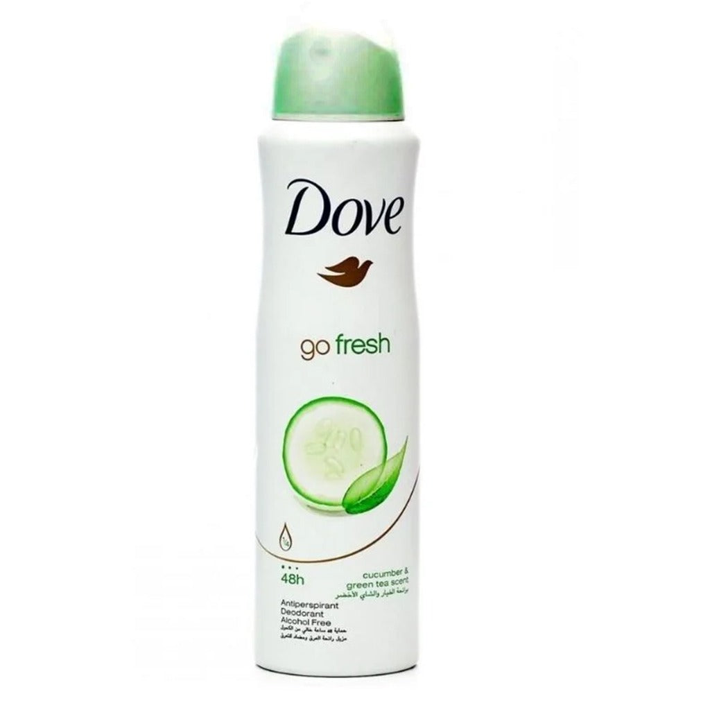 Dove Go Fresh Cucumber And Green Tea Scented Antiperspirant Body Spray 150 mL - Easy Pharmacy LLC