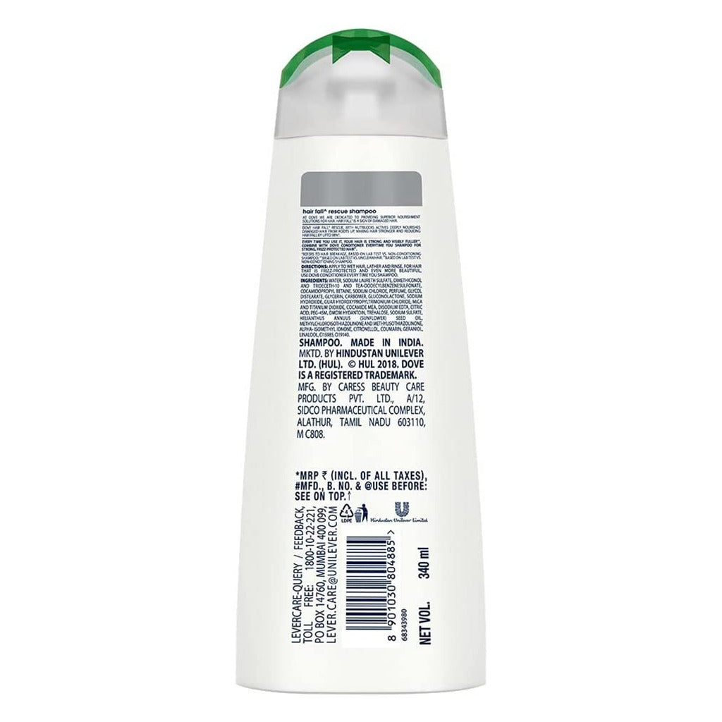 Dove Hair Fall Rescue Shampoo For Weak Hair 400 mL - Easy Pharmacy LLC