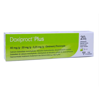Buy Doxiproct Plus Rectal Ointment For Hemorrhoids 20g in UAE | Best ...