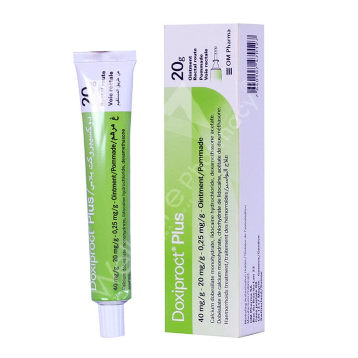Doxiproct Plus Rectal Ointment For Hemorrhoids 20g - Easy Pharmacy LLC