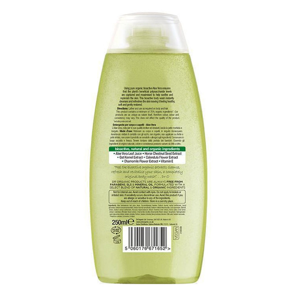 Dr.Organic Aloe Vera Body Wash 250 mL - Easy Pharmacy LLC