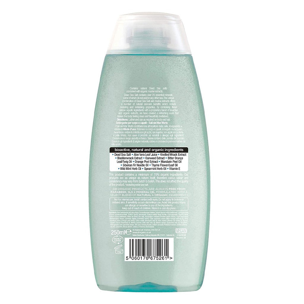 Dr.Organic Dead Sea Mineral Body Wash 250 mL - Easy Pharmacy LLC