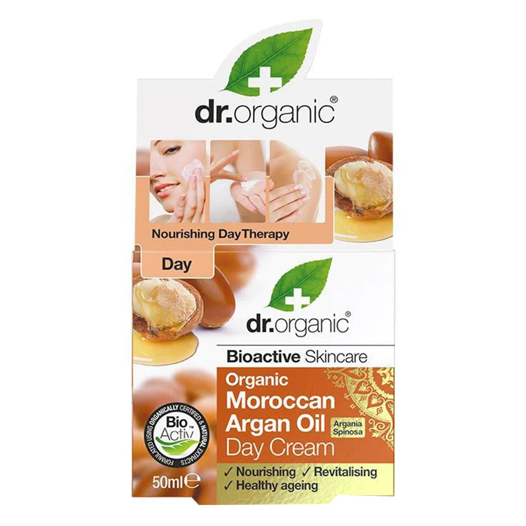 Dr.Organic Moroccan Argan Oil Day Cream 50 mL - Easy Pharmacy LLC