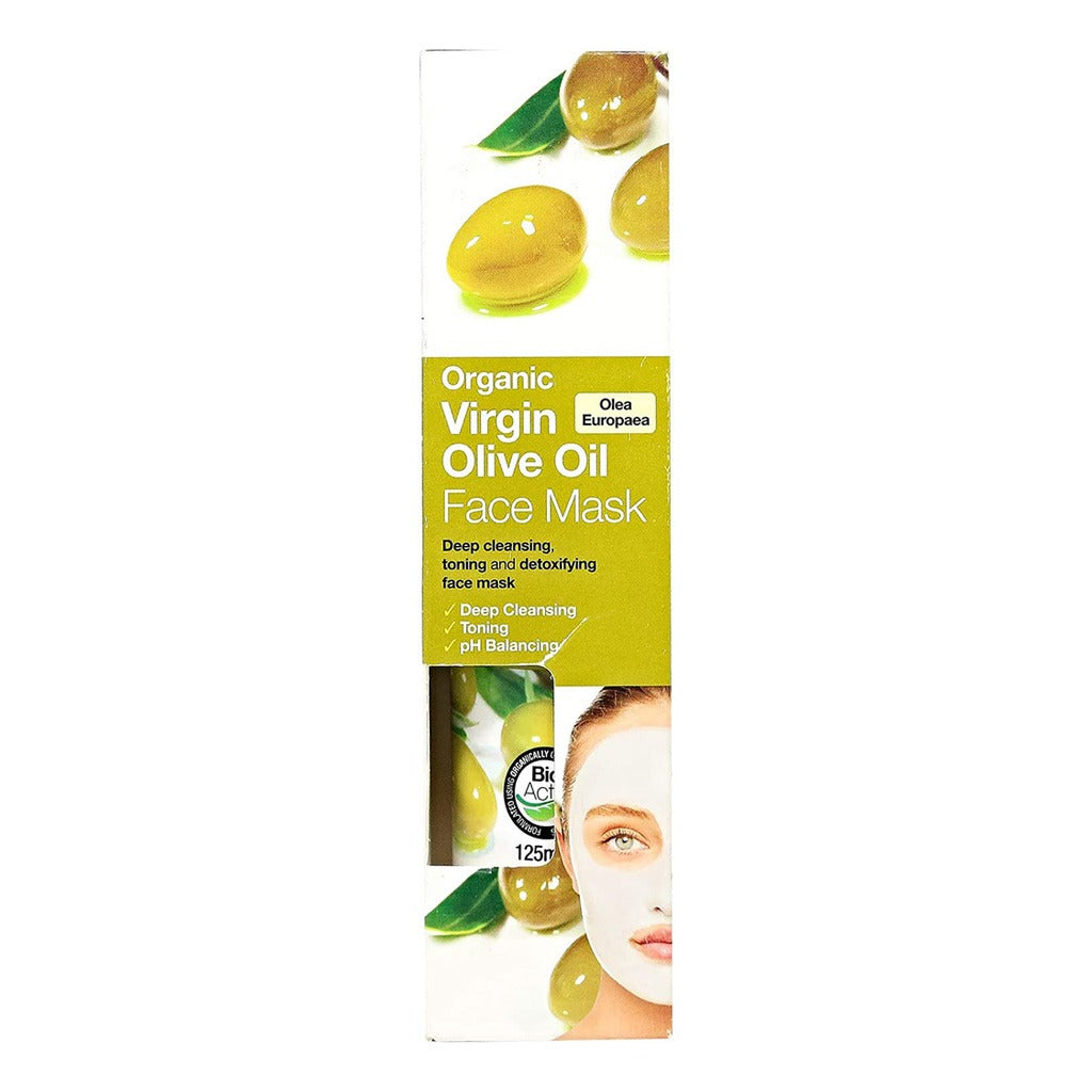 Dr.Organic Virgin Olive Oil Facial Mask 125 mL - Easy Pharmacy LLC
