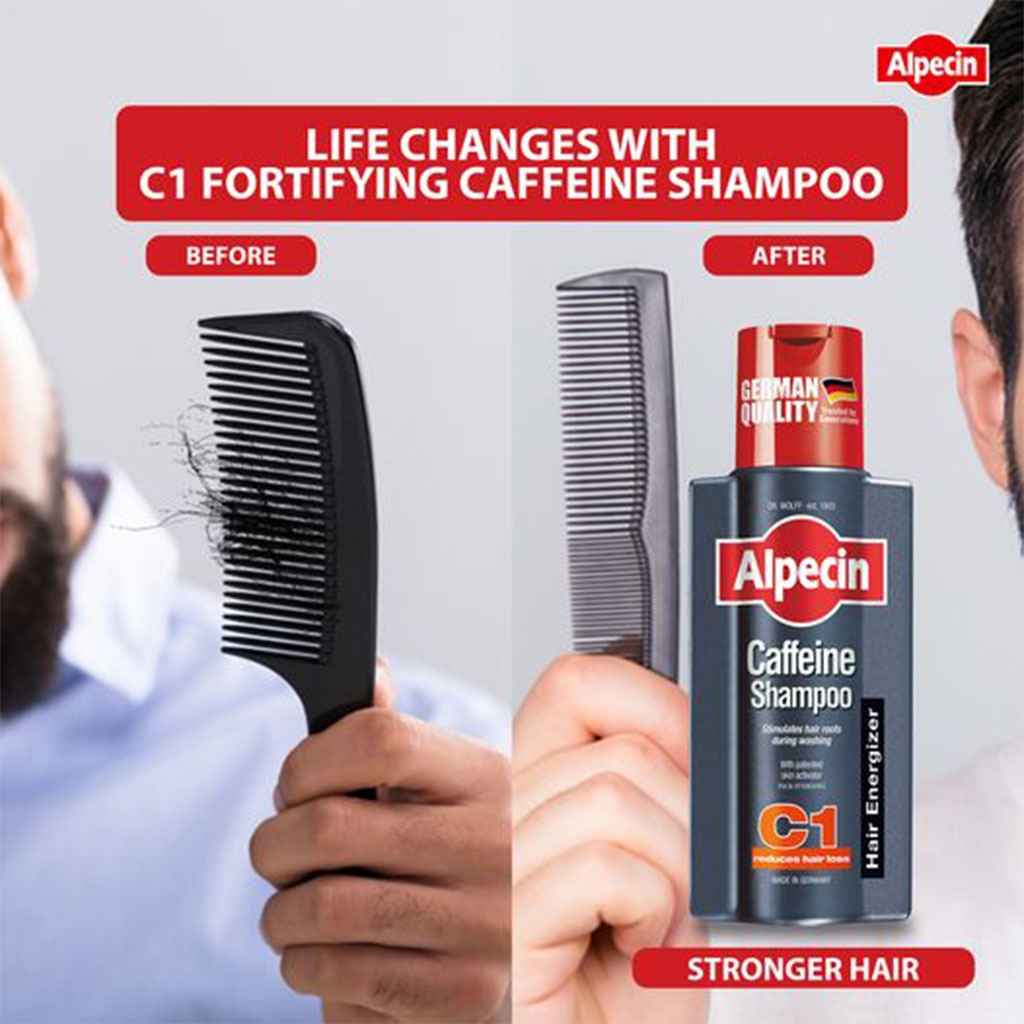 Dr.Wolff Alpecin Caffeine Shampoo 250 mL - Easy Pharmacy LLC