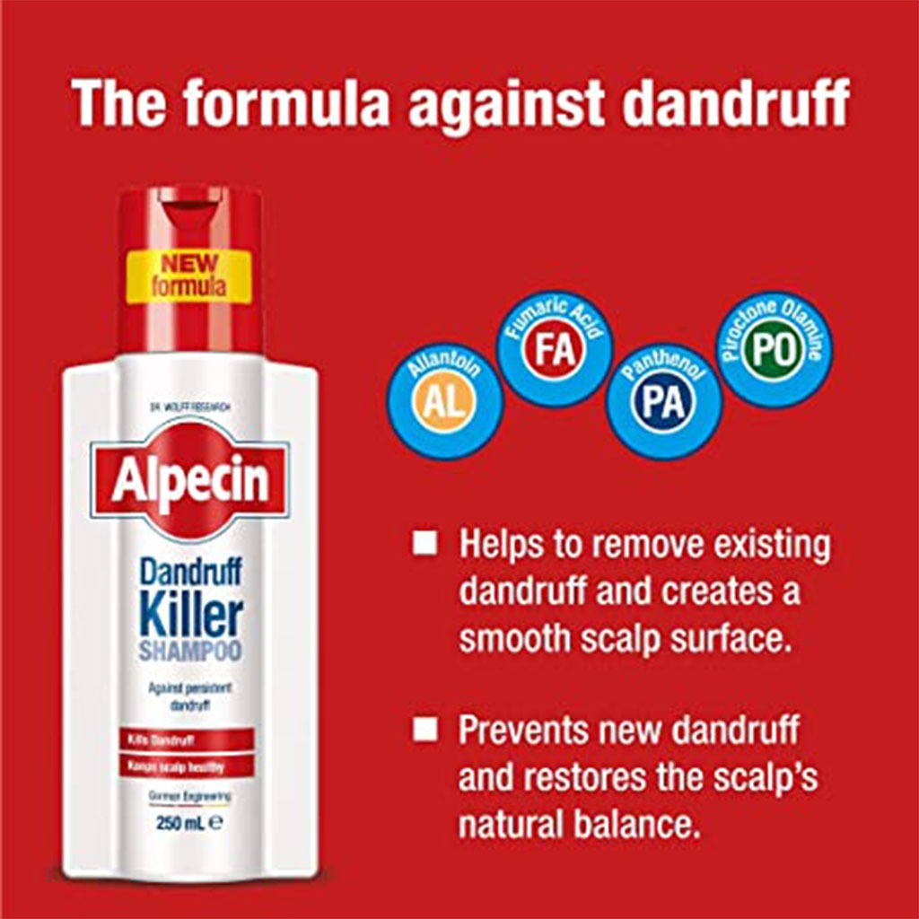Alpecin Dandruff Killer Shampoo 250 mL - Easy Pharmacy LLC