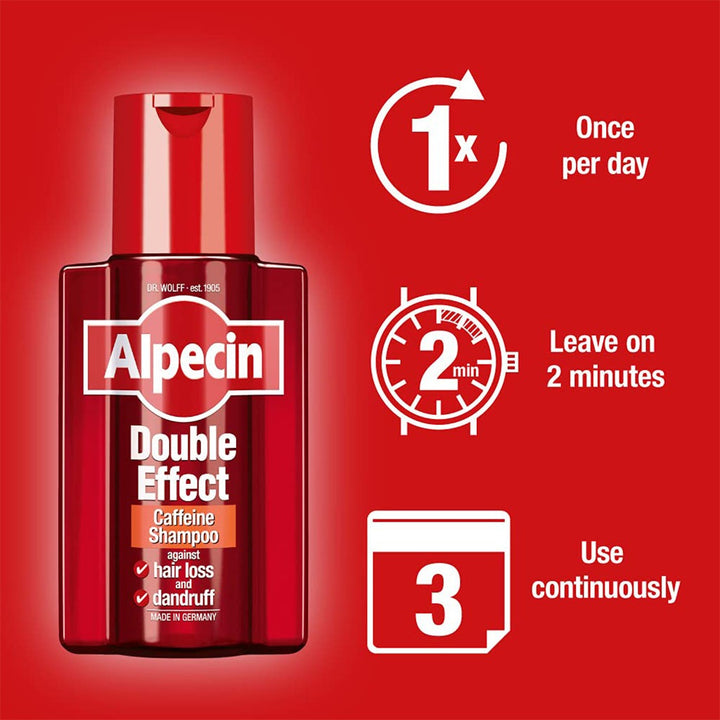 Dr.Wolff Alpecin Double Effect Caffeine Shampoo 200 mL - Easy Pharmacy LLC