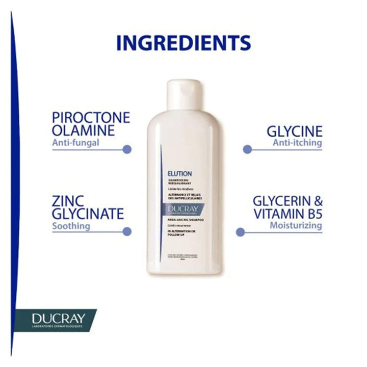Ducray Elution Dermo Protective Shampoo 300 mL - Easy Pharmacy LLC