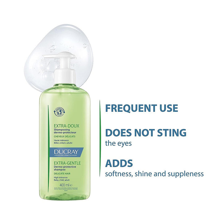Ducray Extra-Gentle Dermo-protective Shampoo 400 mL - Easy Pharmacy LLC