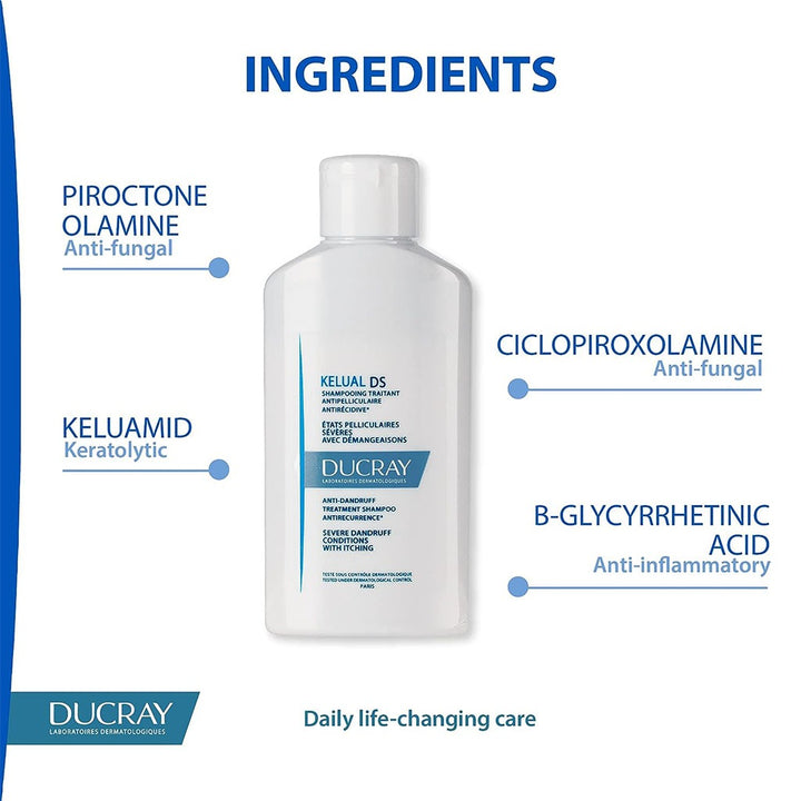 Ducray Kelual DS Shampoo 100 mL - Easy Pharmacy LLC