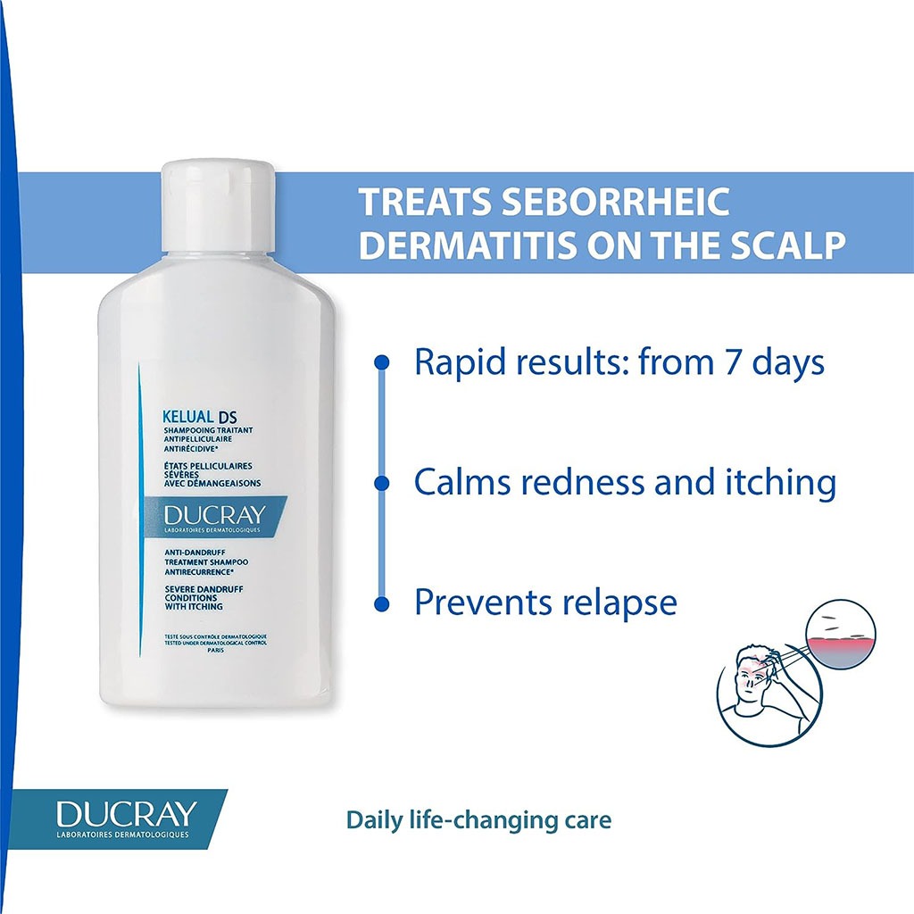 Ducray Kelual DS Shampoo 100 mL - Easy Pharmacy LLC