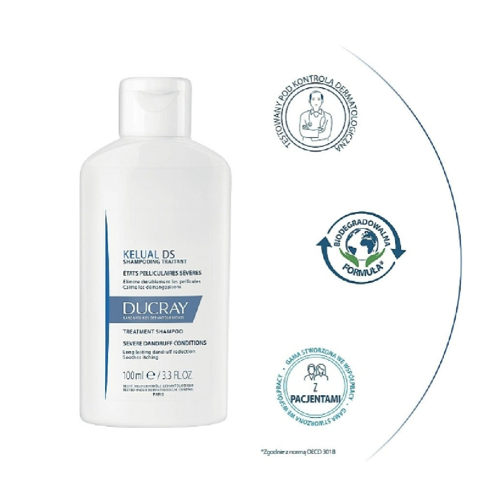 Ducray Kelual DS Shampoo 100 mL - Easy Pharmacy LLC