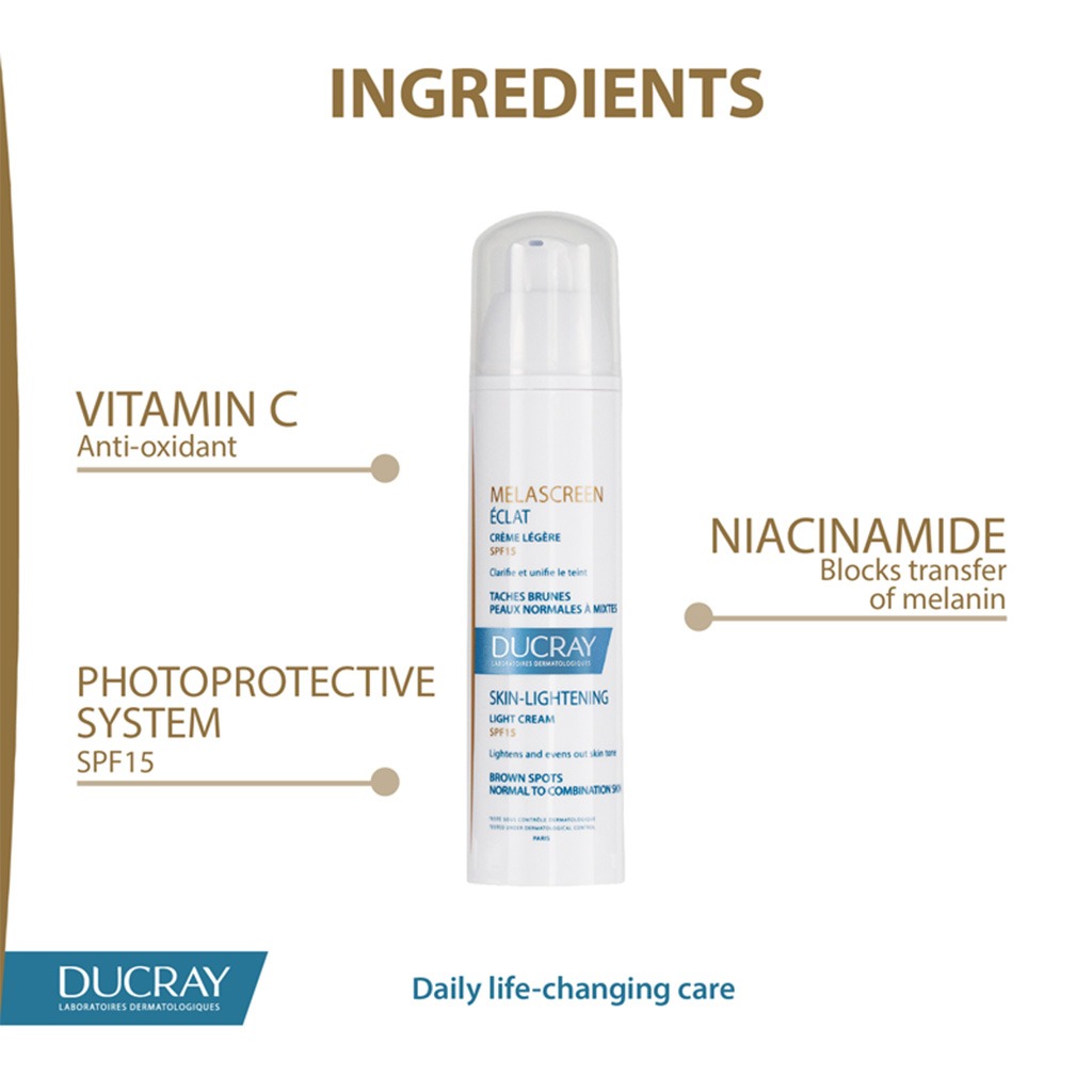 Ducray Melascreen Eclat SPF15 Light Cream 40 mL - Easy Pharmacy LLC